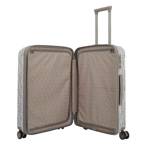 Travelite Lascana Edition 4 wielen Trolley M 65 cm met uitbreidingsplooi
