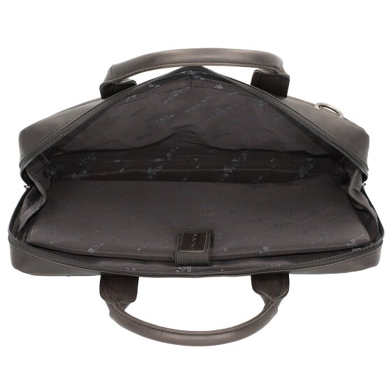 Plevier Navigator aktetas leer 40 cm Laptopvak
