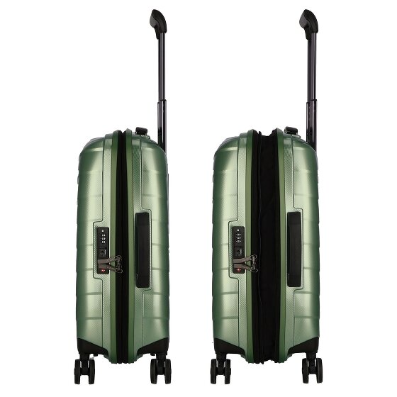 Samsonite Attrix 4 wielen Cabinewagen 55 cm met uitbreidingsplooi