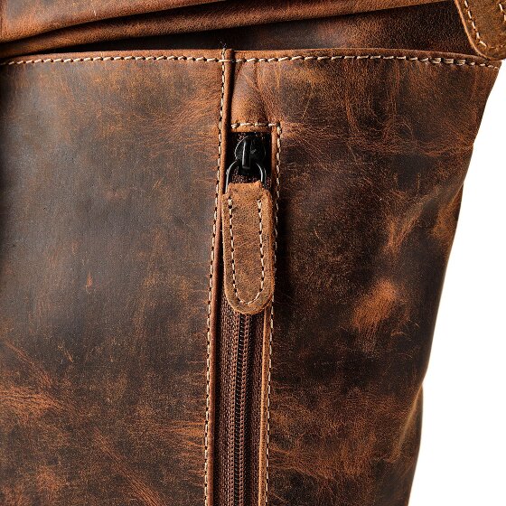 Jack Kinsky Baltimore 15 Zakelijke rugzak Leder 43 cm Laptopvak