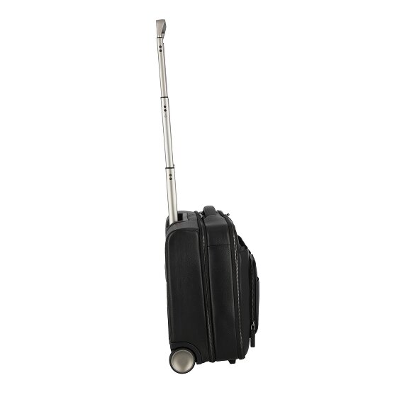 Piquadro Modus Special 2 wielen Bedrijfswagen Leer 44 cm Laptop compartiment