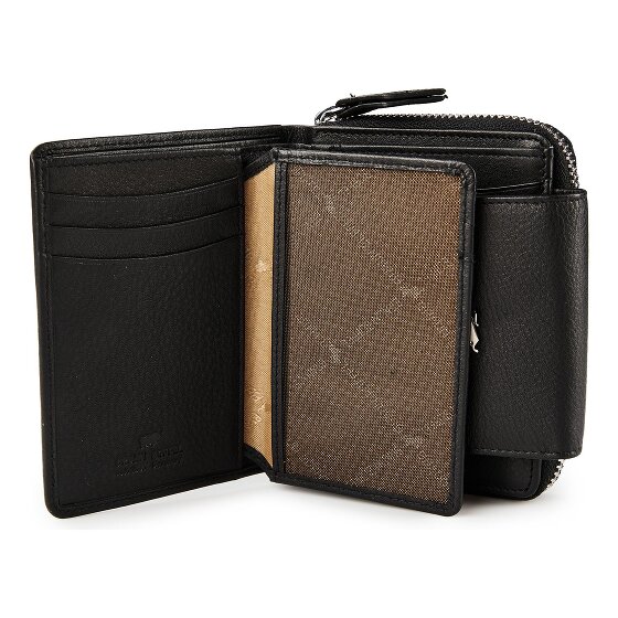 Braun Büffel Joy Portemonnee RFID-bescherming Leer 12 cm