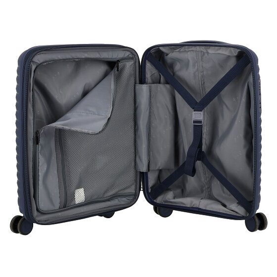 d&n Travel Line 4500 4 wielen Cabinewagen S 55 cm met uitbreidingsplooi