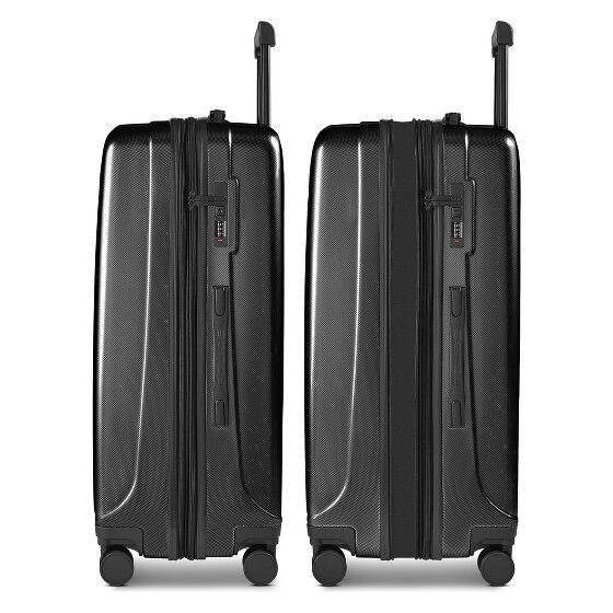 Police New York 4 wielen Trolley L 72 cm met uitbreidingsplooi