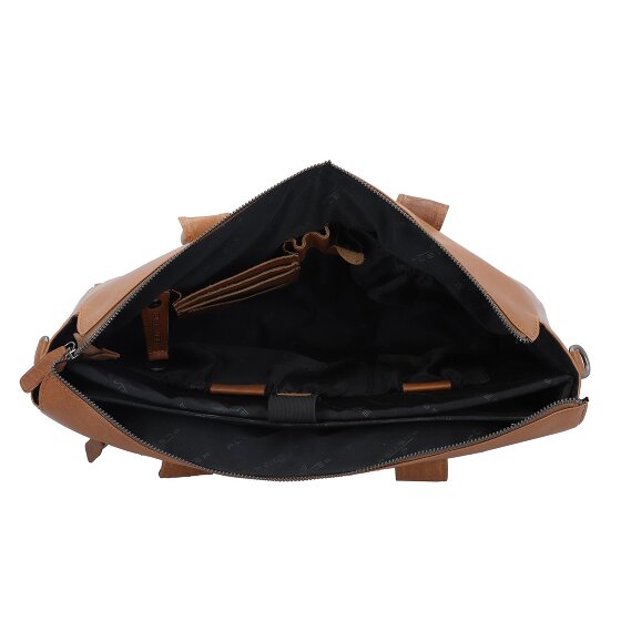 Plevier Rock Copal Schoudertas Leer 44 cm Laptop compartiment