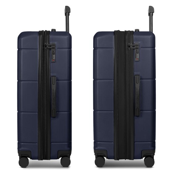 Police London 4 wielen Trolley 74 cm met uitbreidingsplooi