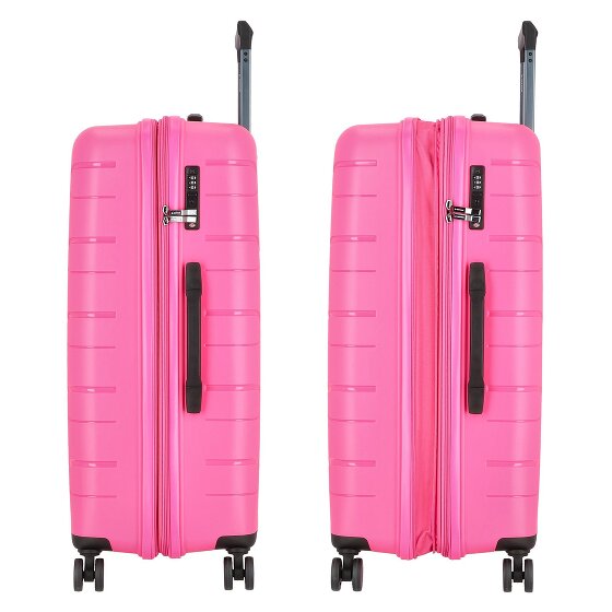 Polestream Strz by Asteroid 4 wielen Trolley L 74 cm met uitbreidingsplooi