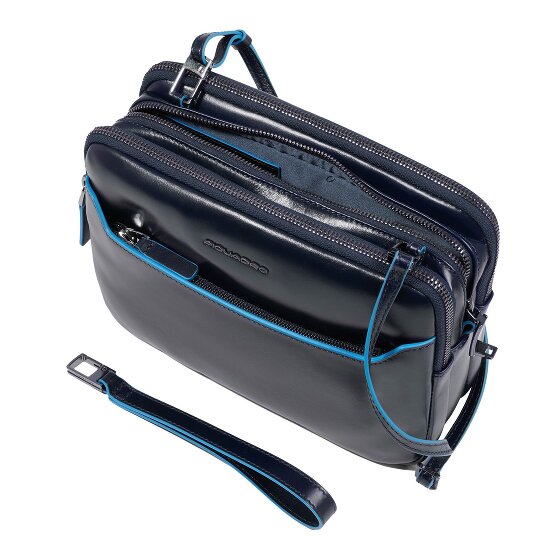 Piquadro Blue Square Schoudertas Leer 23 cm