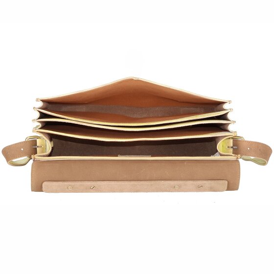 Greenland Nature Art+Craft Aktetas Leer 41 cm Laptopcompartiment