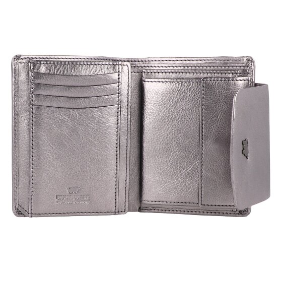 Braun Büffel Ruby Portemonnee RFID-bescherming Leer 12 cm