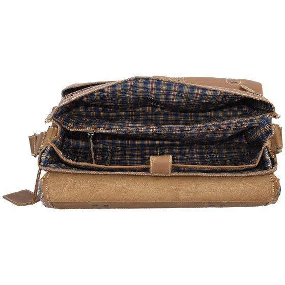 aunts & uncles Hunter Jack Messenger Leer 45 cm Laptopcompartiment