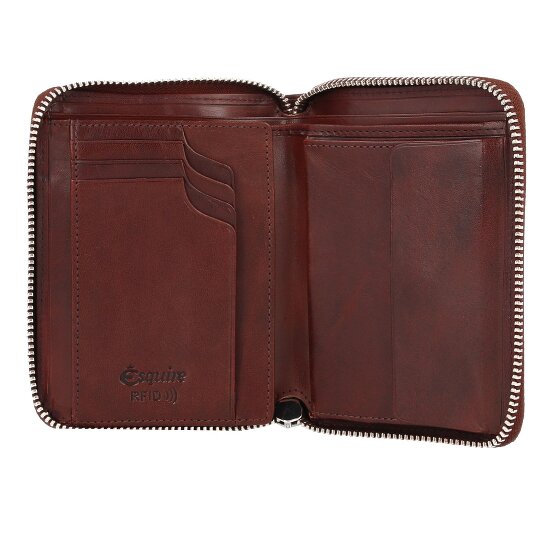 Esquire Toscana Portemonnee RFID Leer 10,5 cm