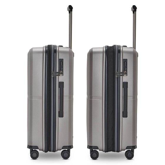 Pactastic Collection 01 4 wielen Trolley M 67 cm met uitbreidingsplooi