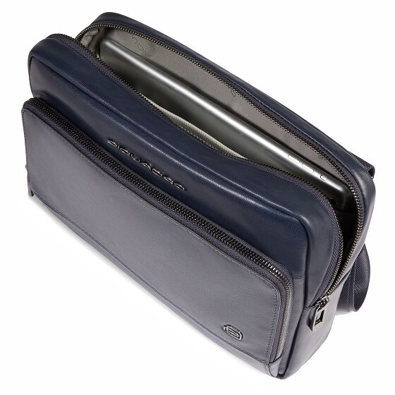 Piquadro Philip Schoudertas Leer 27 cm