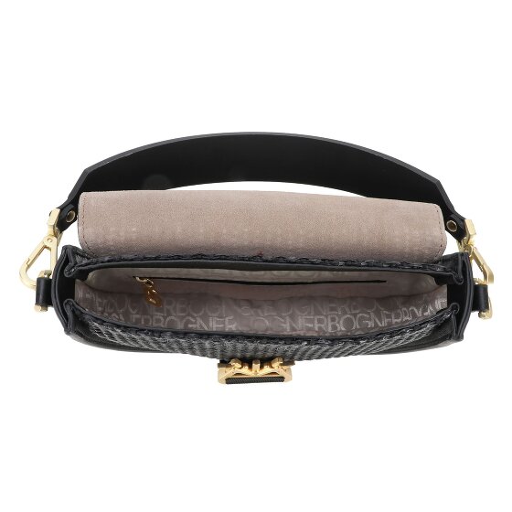 Bogner Zuoz Rafia Cassy Schoudertas Leer 21 cm