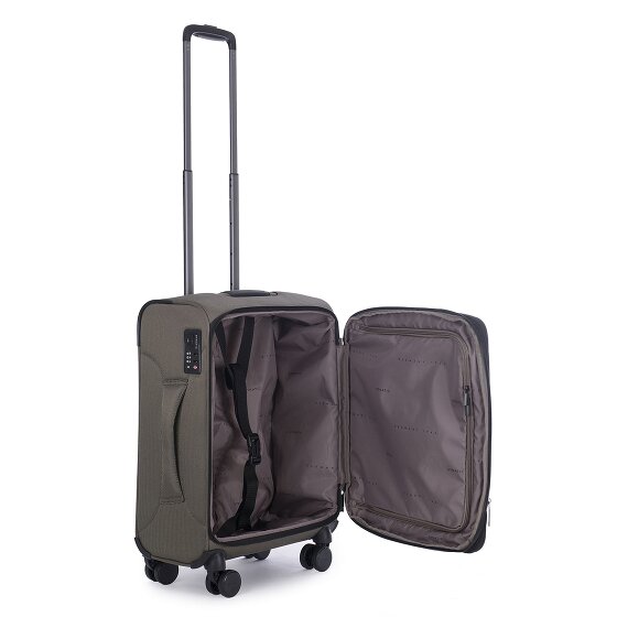 Stratic Bendigo Light + 4 wielen Cabinewagen 54 cm met uitbreidingsplooi
