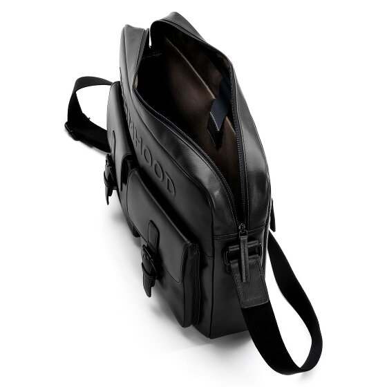 Farmhood Memphis Aktetas Messenger Leer 38 cm Laptop compartiment