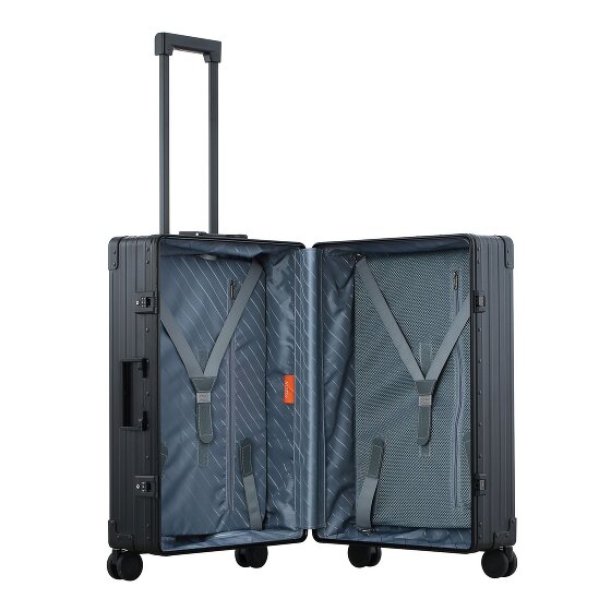 Aleon Traveler trolley met 4 wielen, Aluminium, 67 cm