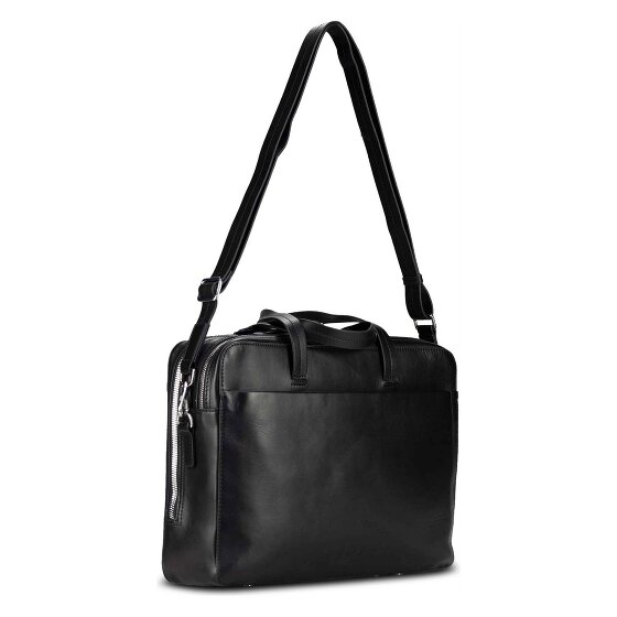 Jost Arva Koffer Leer 36 cm Laptop compartiment