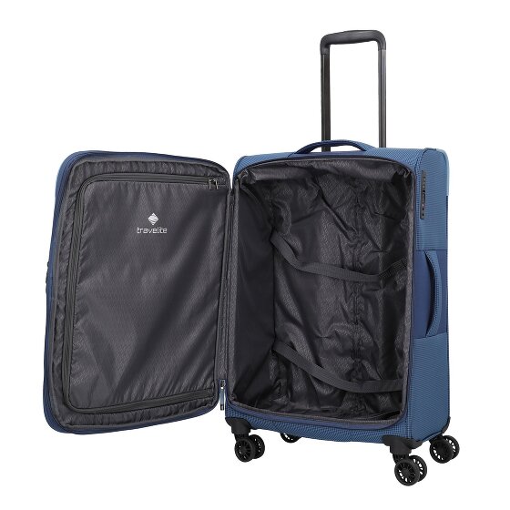 Travelite Corsiica 4 wielen Trolley M 67 cm met uitbreidingsplooi
