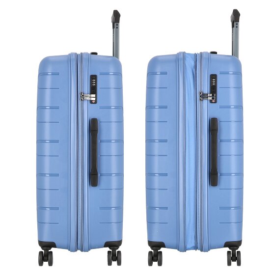 Polestream Strz by Asteroid 4 wielen Trolley L 74 cm met uitbreidingsplooi