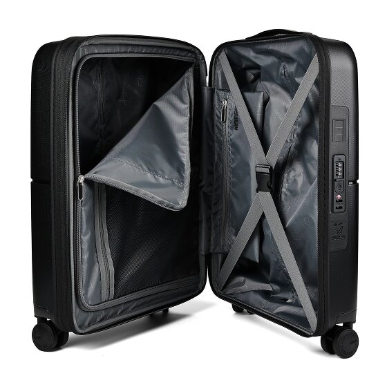 American Tourister Dashpop 4 wielen Cabinewagen 55 cm met uitbreidingsplooi