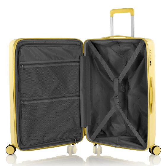 Heys Pastel 4 wielen Trolley M 66 cm met uitbreidingsplooi