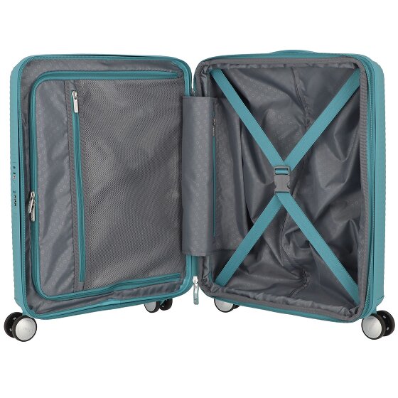 American Tourister Soundbox 4-wielige cabinewagen 55 cm