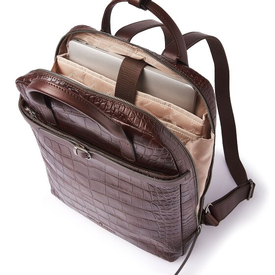 Castelijn & Beerens Emma Dagrugzak RFID-bescherming Leer 41 cm Laptop compartiment