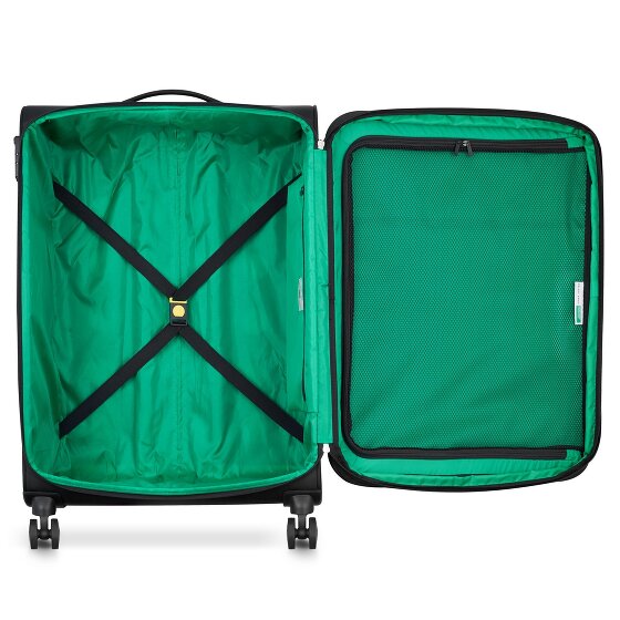 Delsey Paris x United Colors of Benetton Colour Block 4-wiel trolley 77cm met uitbreidingsvouw