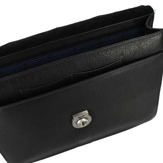 Leonhard Heyden Bergamo aktetas leer 38 cm Laptop compartiment