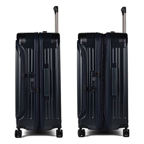 Piquadro PQ-Light 4 wielen Trolley M 69 cm met uitbreidingsplooi