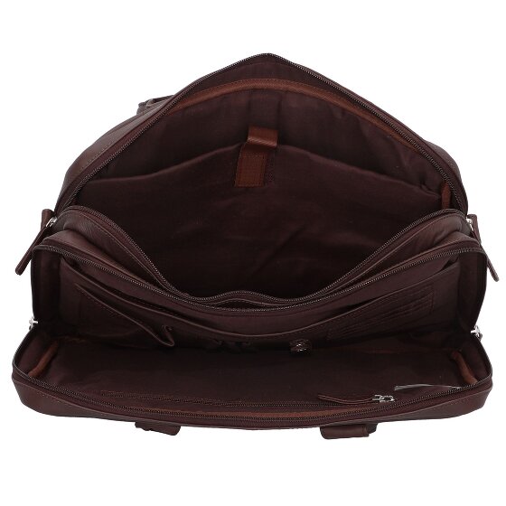 Dermata Aktetas leer 39 cm laptop compartiment