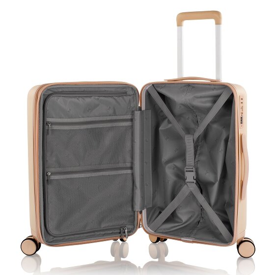 Heys Pastel 4 wielen Cabinewagen S 53 cm met uitbreidingsplooi