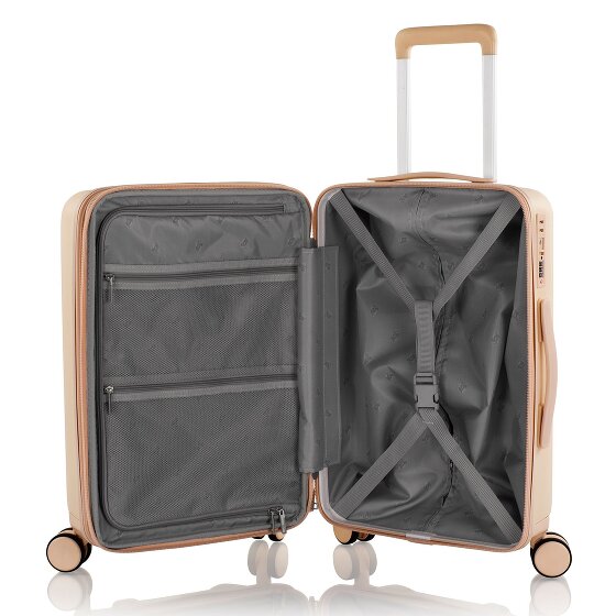 Heys Pastel 4 wielen Cabinewagen S 53 cm met uitbreidingsplooi