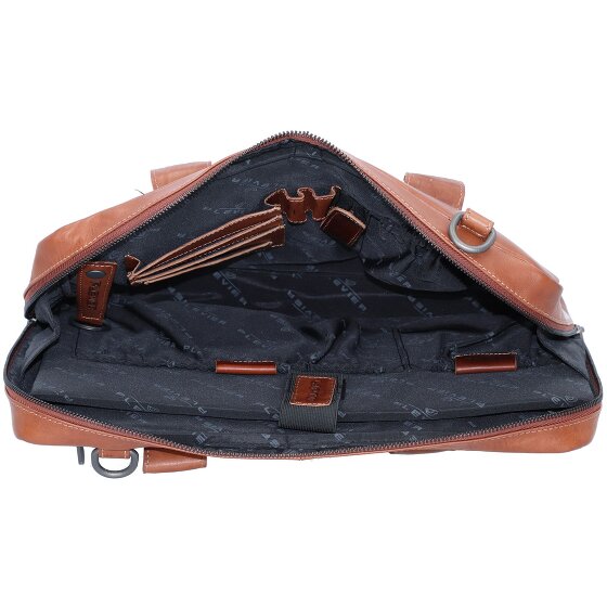 Plevier Navigator Tacan Koffer Leer 36 cm Laptop compartiment