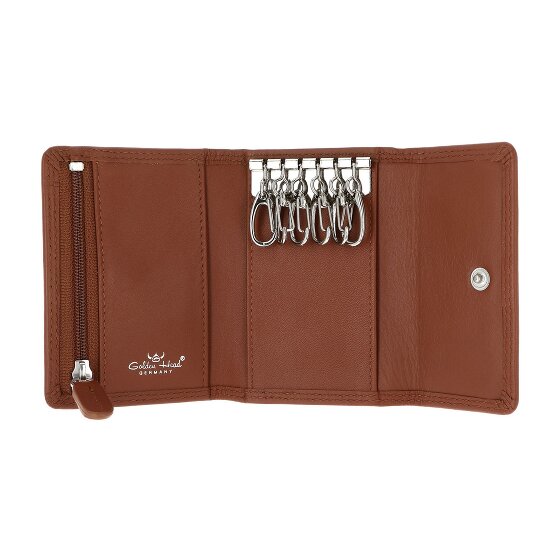 Golden Head Polo sleuteletui 10 cm leer