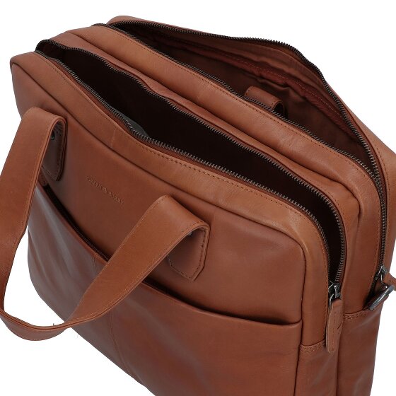 Greenburry Fiorentina Koffer Leer 37 cm Laptop compartiment