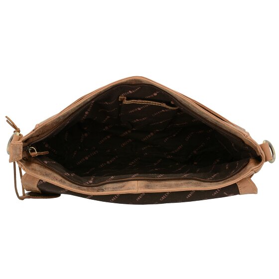 Greenburry Vintage aktetas schoudertas rugzak leer 35 cm
