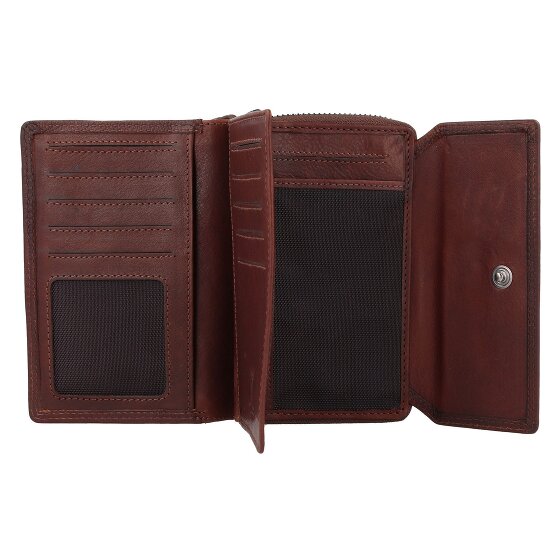 Jack Kinsky Montreal Portemonnee RFID-bescherming Leer 13.5 cm
