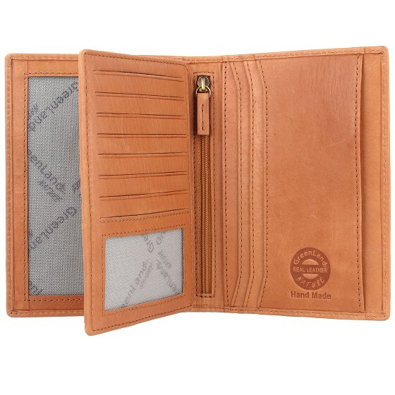 Greenland Nature Zachte gekleurde paspoorthoes RFID leer 12 cm