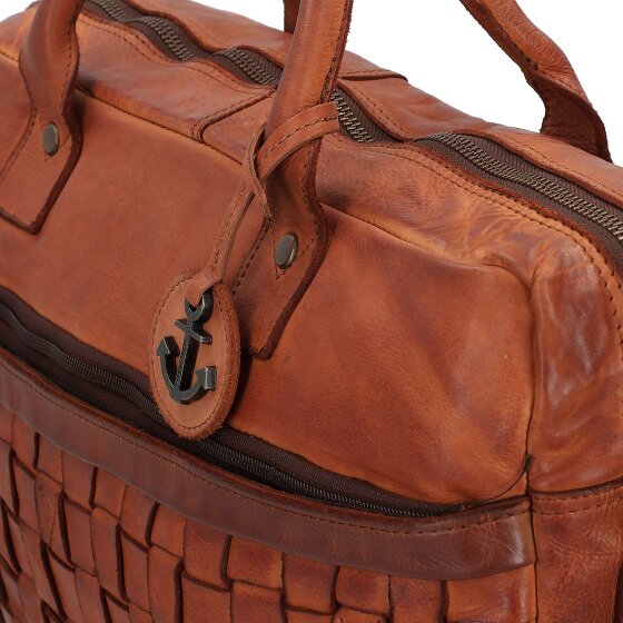 Harbour 2nd Urban Poets Blaise Koffer Leer 40 cm Laptop compartiment