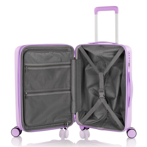 Heys Pastel 4 wielen Cabinewagen S 53 cm met uitbreidingsplooi