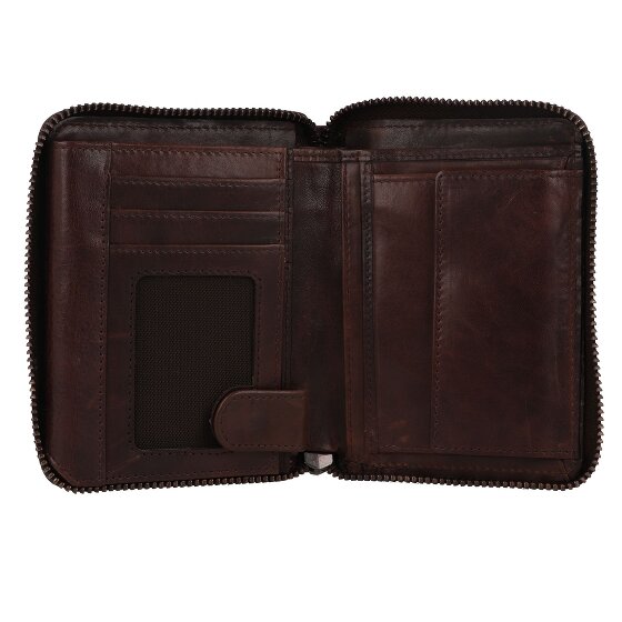 Greenburry Newport Portemonnee RFID-bescherming Leer 10 cm