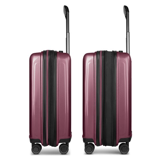 Redolz Essentials 14 4-wiel kofferset + beautycase 4 stuks met stretchvouw