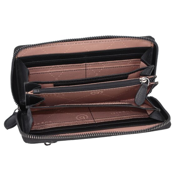 bugatti Bella Portemonnee RFID-bescherming Leer 19 cm
