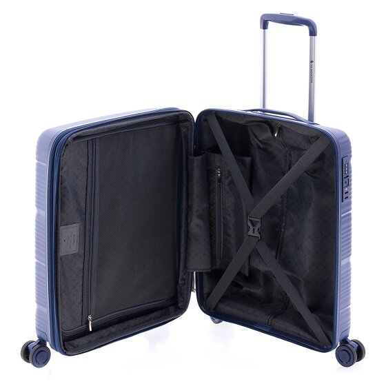 Gladiator 0800 4 wielen Cabinewagen 55 cm met uitbreidingsplooi
