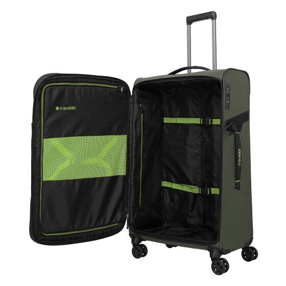 Travelite Briize 4 wielen Trolley L 78 cm met uitbreidingsplooi