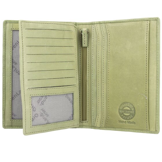 Greenland Nature Zachte gekleurde paspoorthoes RFID leer 12 cm