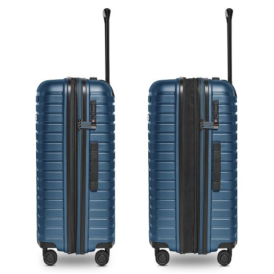 Pactastic Collection 04 THE MEDIUM + 4 wielen Trolley M 66 cm met uitbreidingsplooi